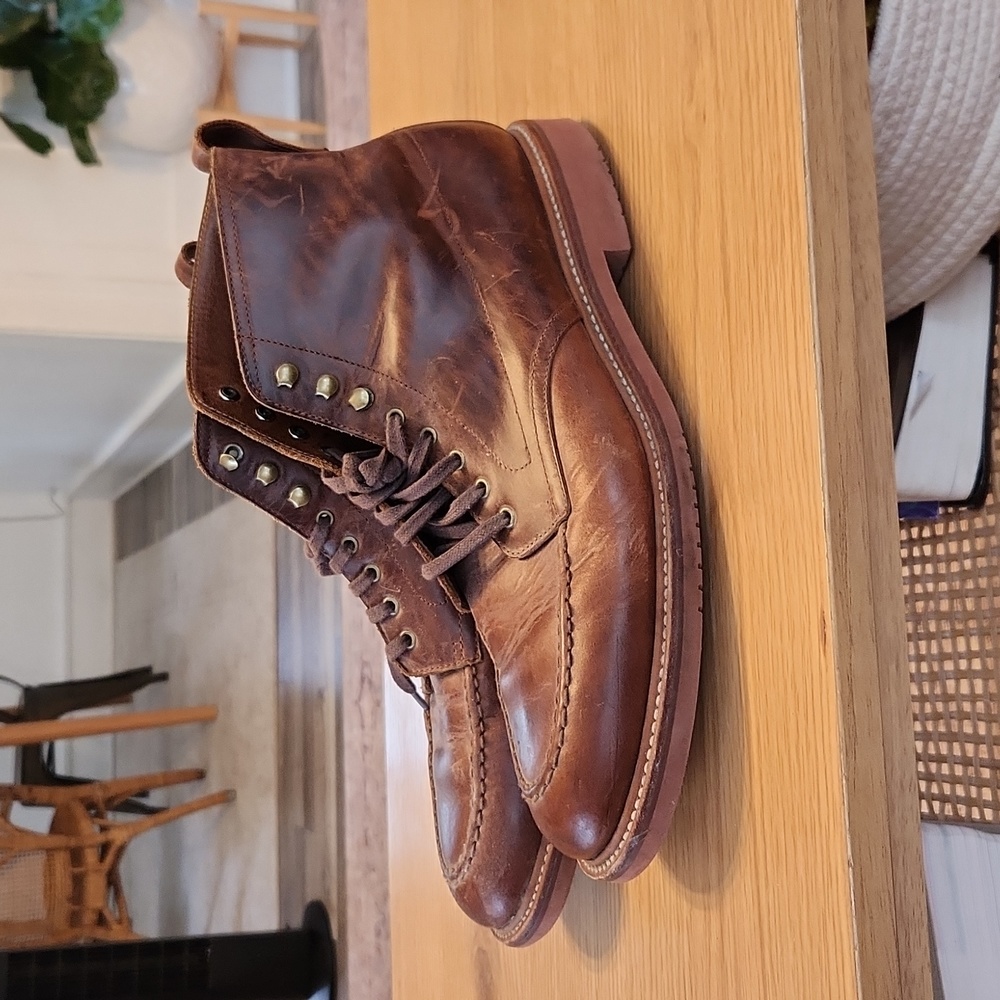 J. Crew Kenton brown leather boots